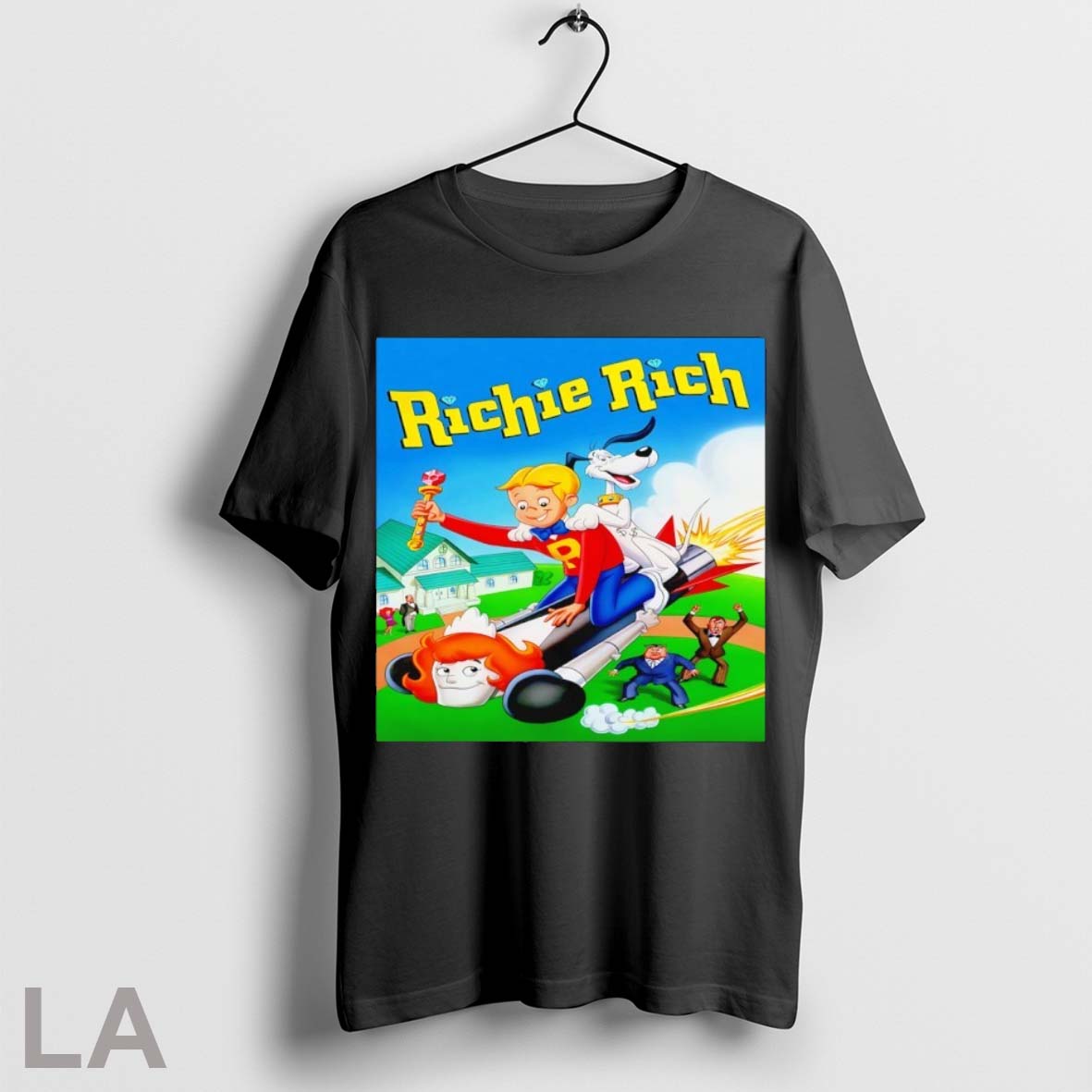 Original Richie Rich 1984 Cartoon - Adult & Kids T-Shirts, Sweatshirts & Hoodies apparel design preview 1