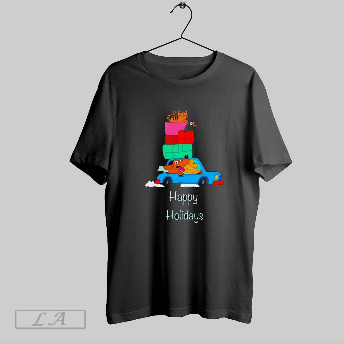 Original Road Trip Happy Holidays - Adult & Kids T-Shirts, Sweatshirts & Hoodies apparel design preview 1