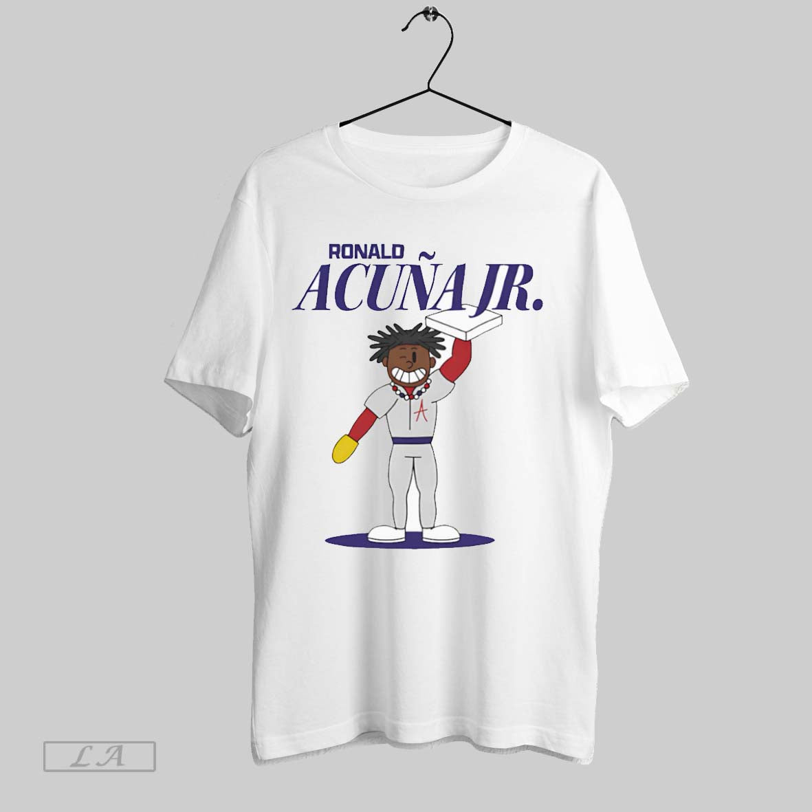 Original Ronald Acuna Jr Summer Cartoon - Adult & Kids T-Shirts, Sweatshirts & Hoodies apparel design preview 1