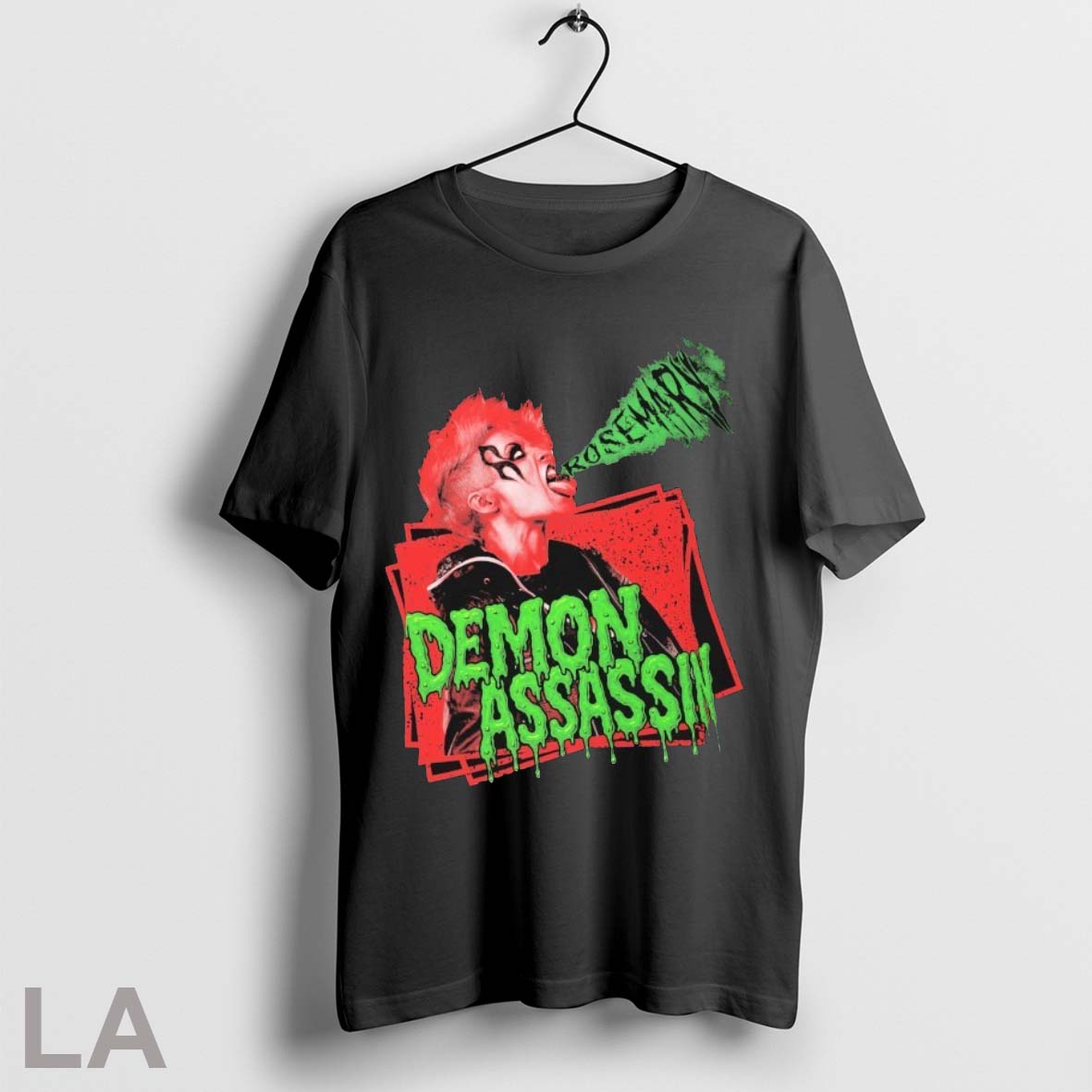 Original Rosemary Demon Assassin Green Mist - Adult & Kids T-Shirts, Sweatshirts & Hoodies apparel design preview 1
