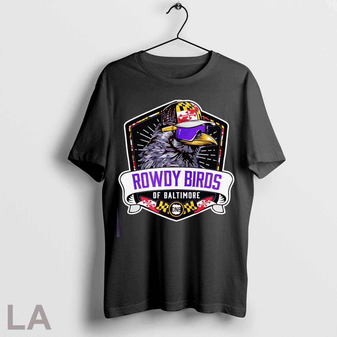 Original Rowdy Birds Of Baltimore - Adult & Kids T-Shirts, Sweatshirts & Hoodies apparel design preview 1