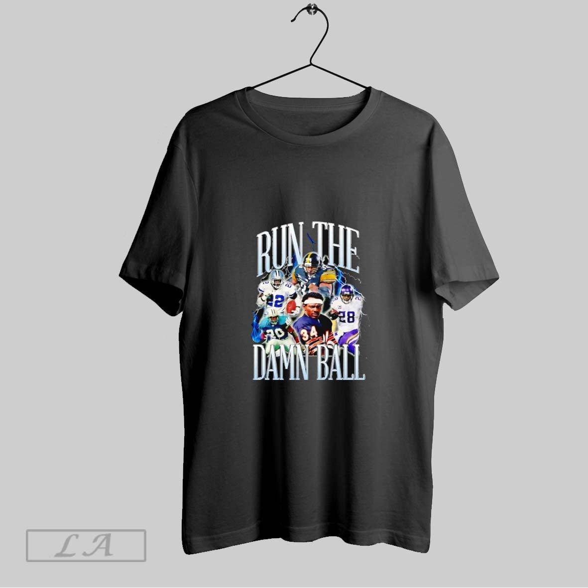 Original Run The Damn Ball Football Graphic - Adult & Kids T-Shirts, Sweatshirts & Hoodies apparel design preview 1