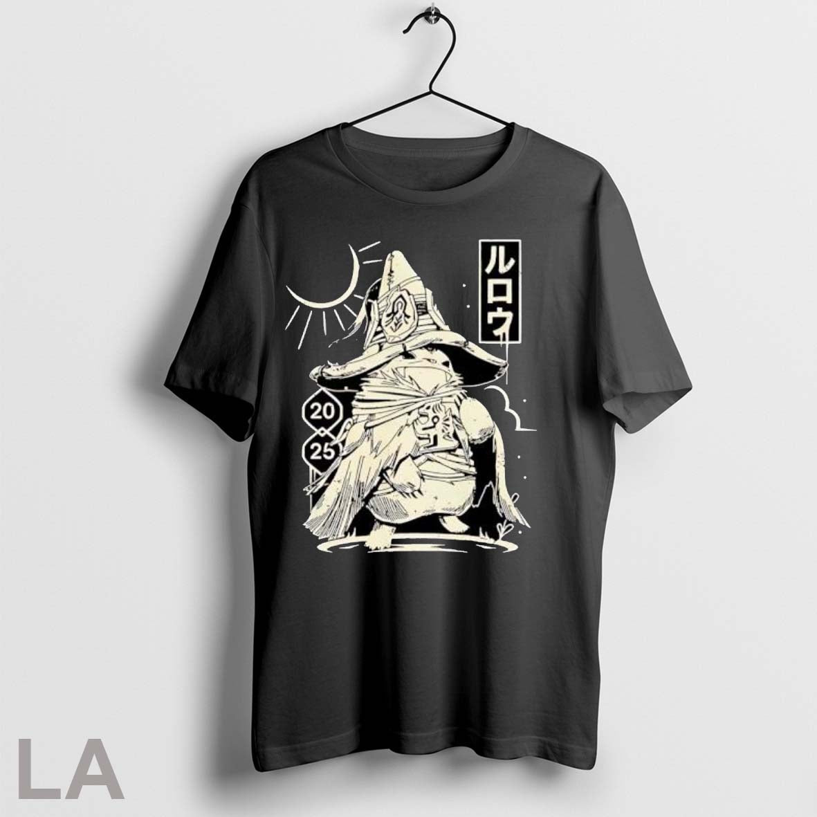 Original Rurouni Style Rabbit Samurai With Moon And - Adult & Kids T-Shirts, Sweatshirts & Hoodies apparel design preview 1