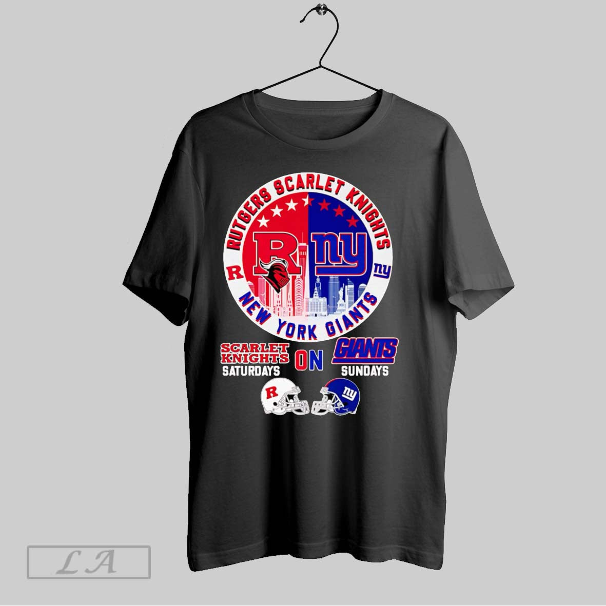 Original Rutgers Scarlet Knights On Saturdays New - Adult & Kids T-Shirts, Sweatshirts & Hoodies apparel design preview 1