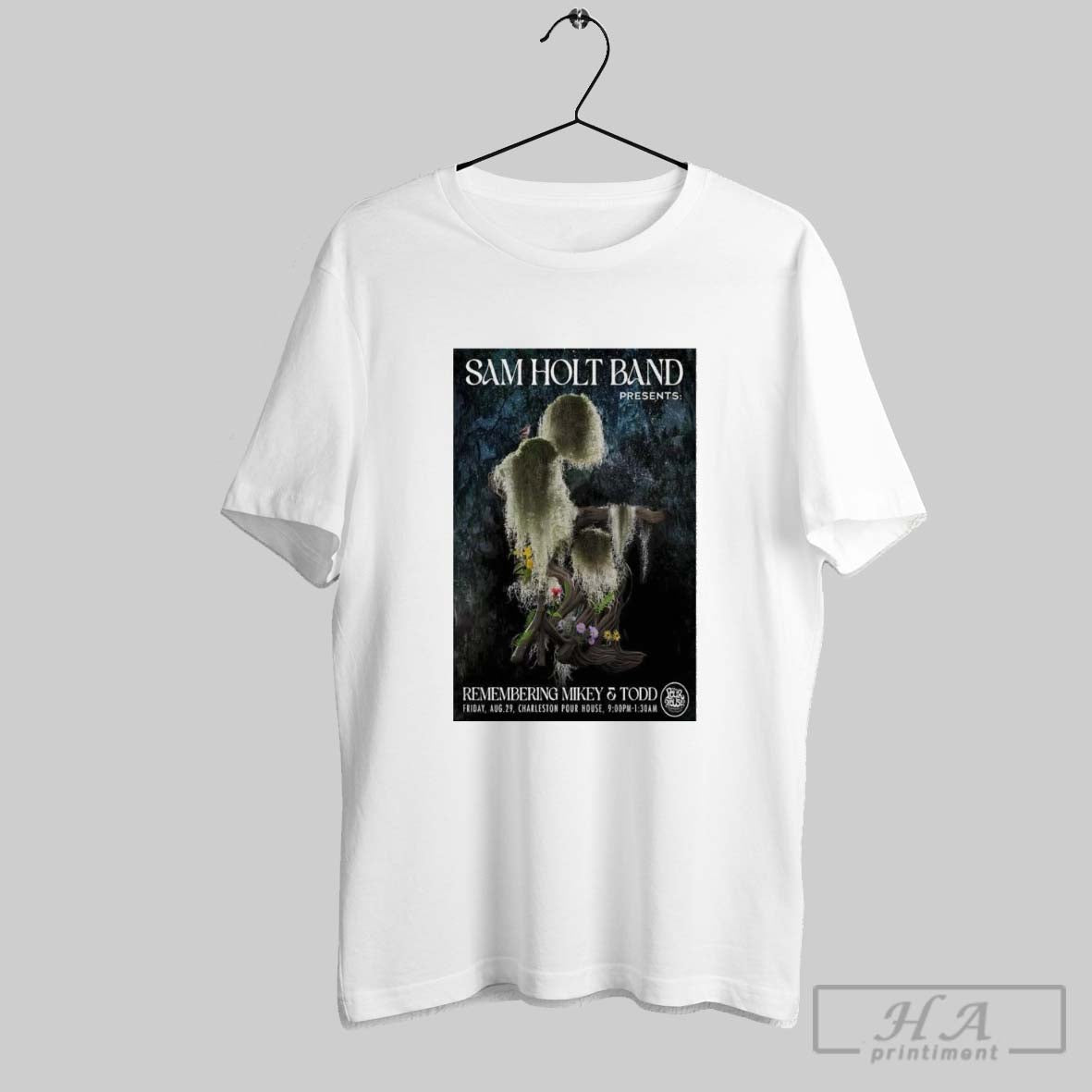 Original Sam Holt Band Charleston Pour House In Sc - Adult & Kids T-Shirts, Sweatshirts & Hoodies apparel design preview 1