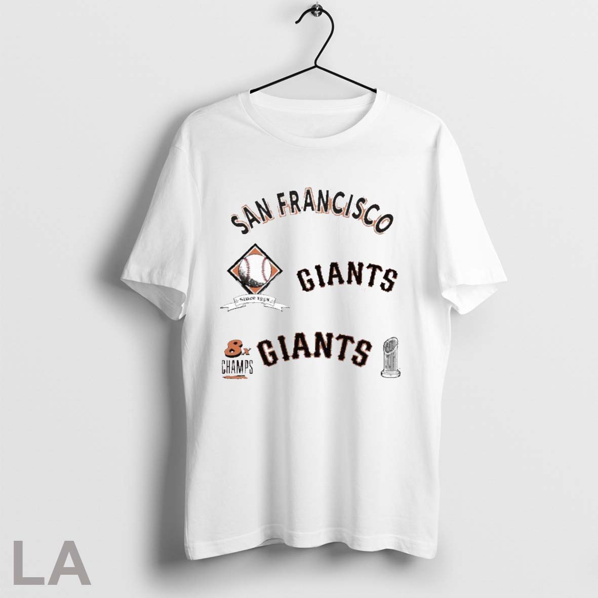 Original San Francisco Giants Defined 8x Champions - Adult & Kids T-Shirts, Sweatshirts & Hoodies apparel design preview 1