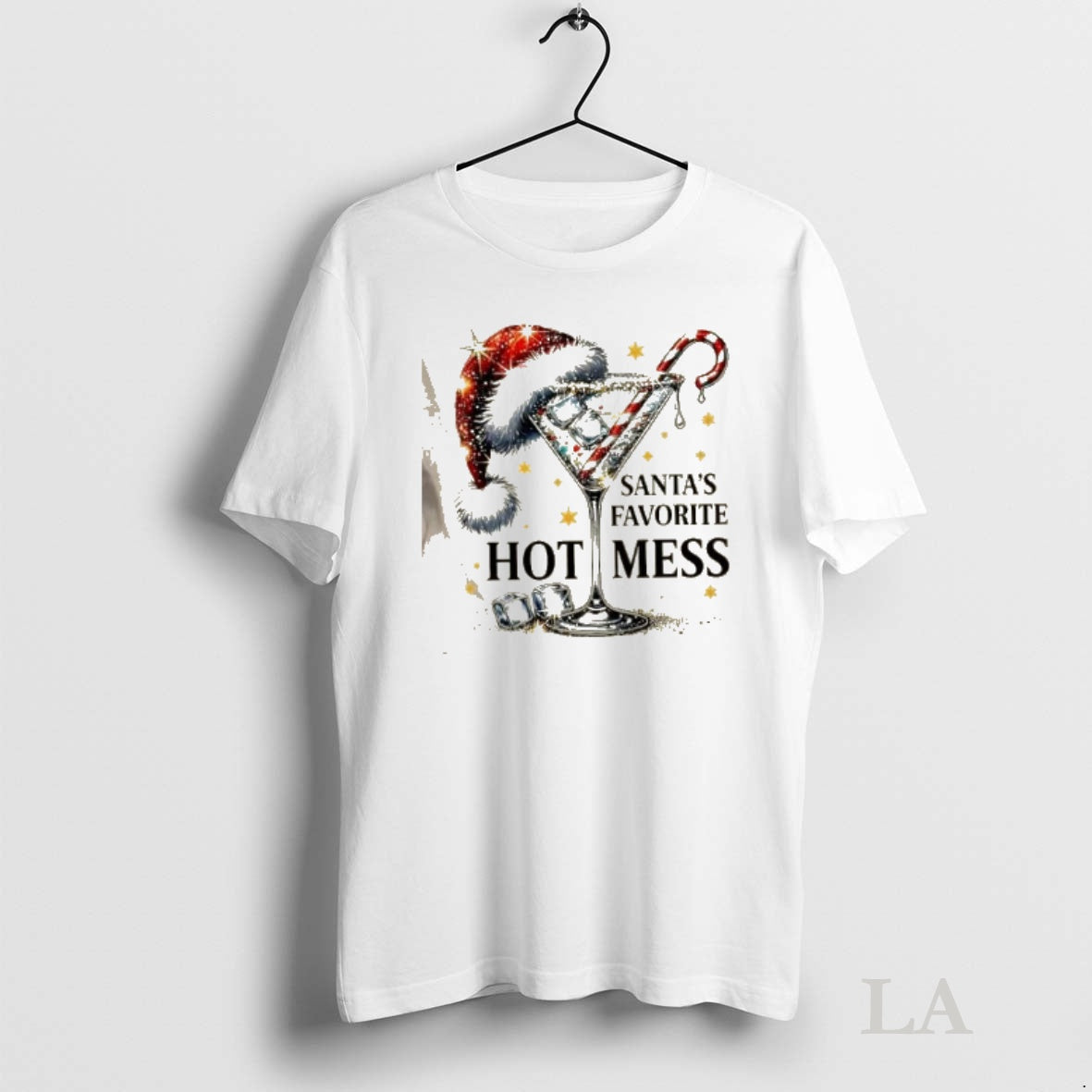 Original Santas Favorite Hot Mess Christmas - Adult & Kids T-Shirts, Sweatshirts & Hoodies apparel design preview 1