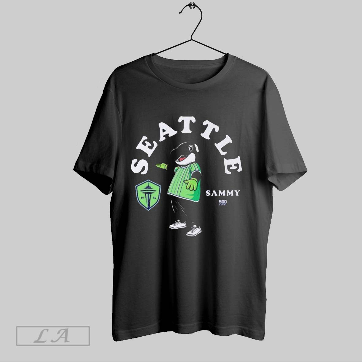 Original Seattle Sounders Fc Mascot Sammy - Adult & Kids T-Shirts, Sweatshirts & Hoodies apparel design preview 1