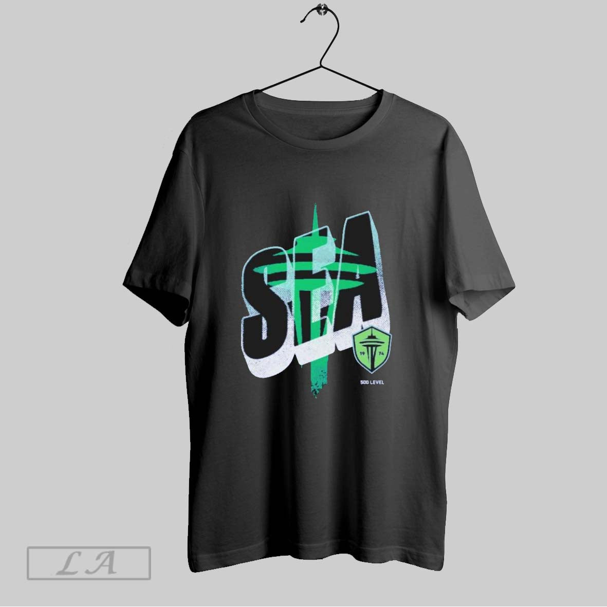 Original Seattle Sounders Fc Wave Bold Sea - Adult & Kids T-Shirts, Sweatshirts & Hoodies apparel design preview 1