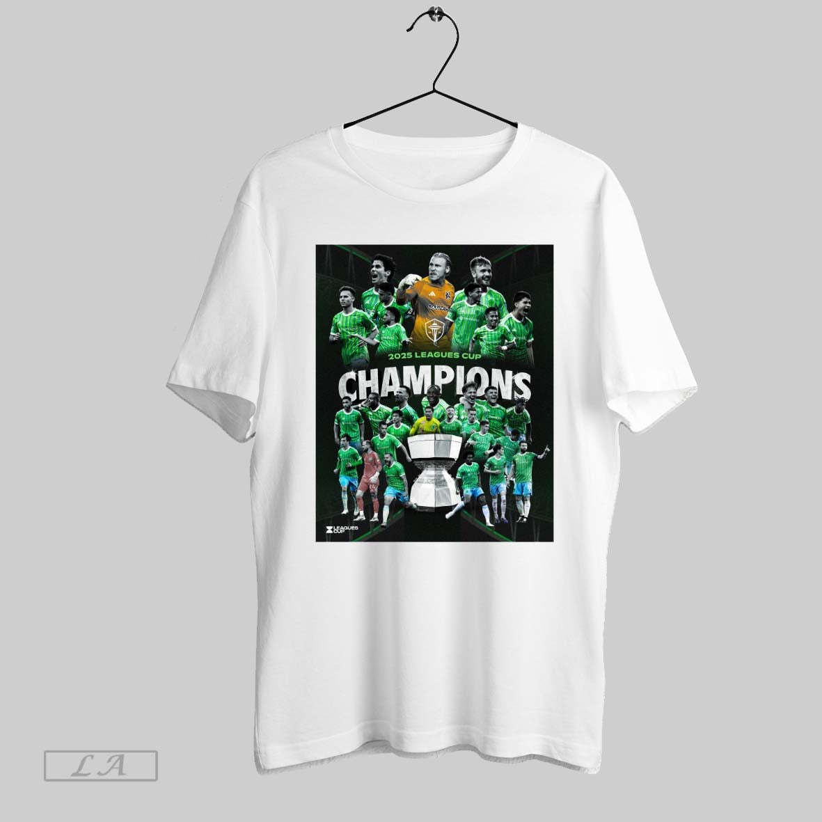 Original Seattle Sounders Fc Win Leagues Cup - Adult & Kids T-Shirts, Sweatshirts & Hoodies apparel design preview 1