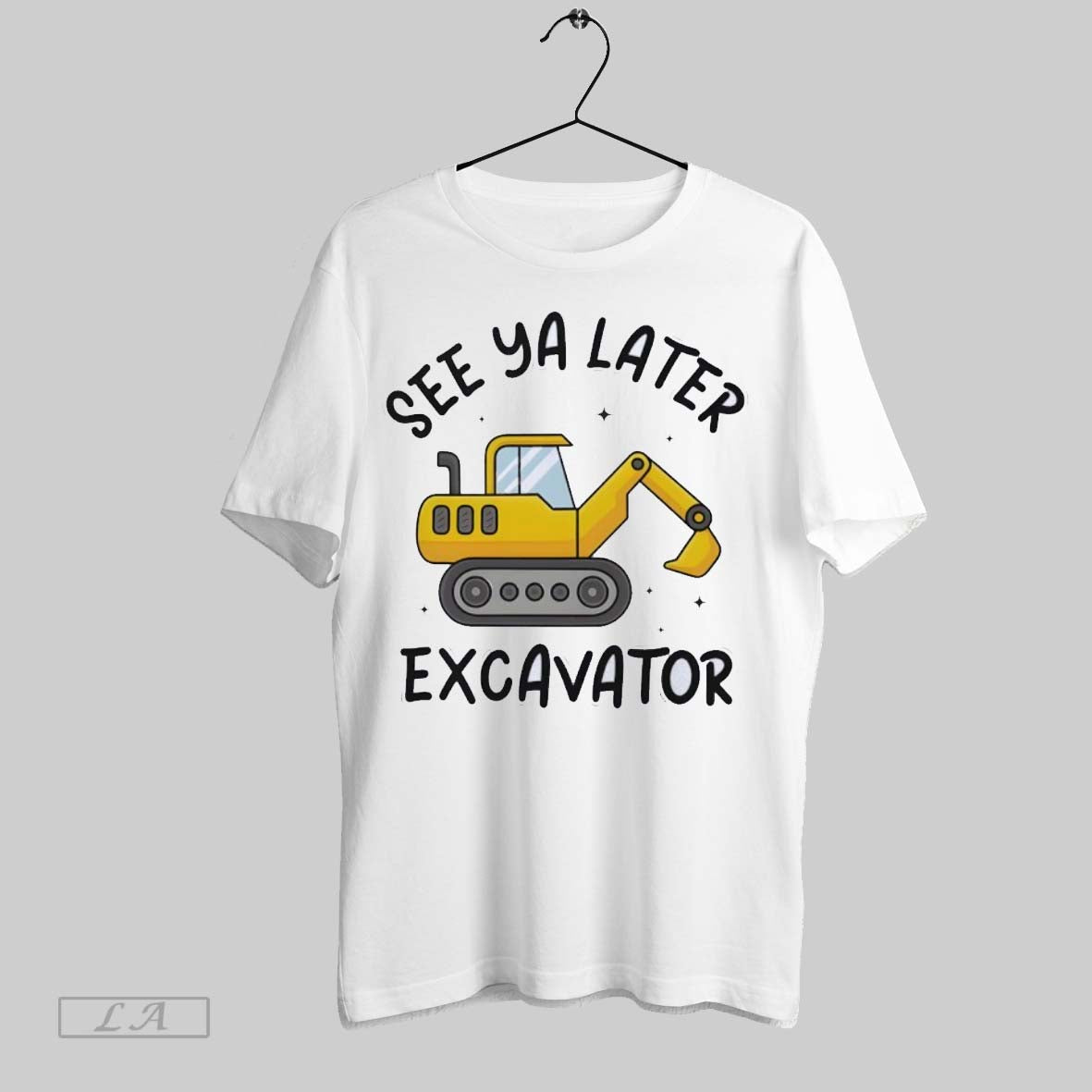 Original See You Later Excavator Duck Truck Tractor - Adult & Kids T-Shirts, Sweatshirts & Hoodies apparel design preview 1