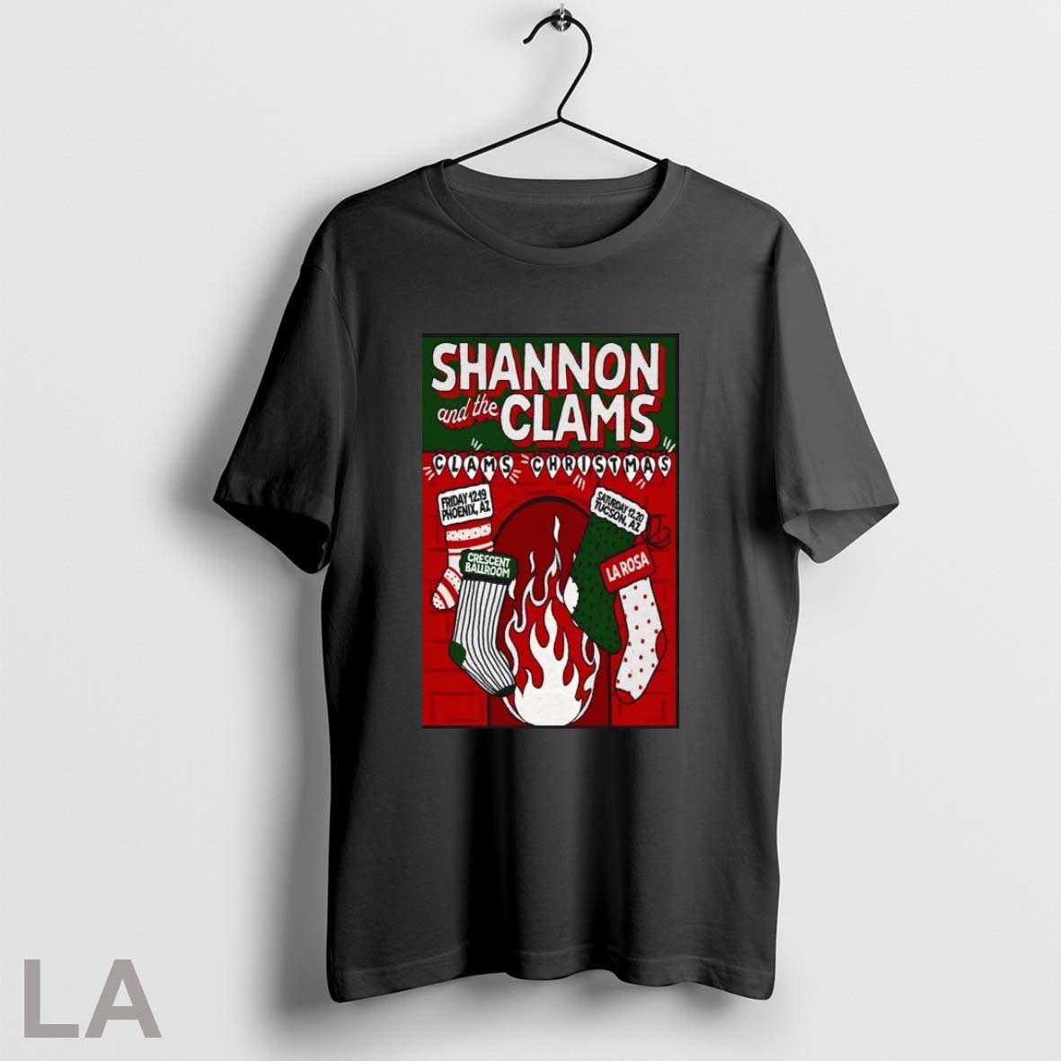Original Shannon And The Clams Christmas Friday - Adult & Kids T-Shirts, Sweatshirts & Hoodies apparel design preview 1