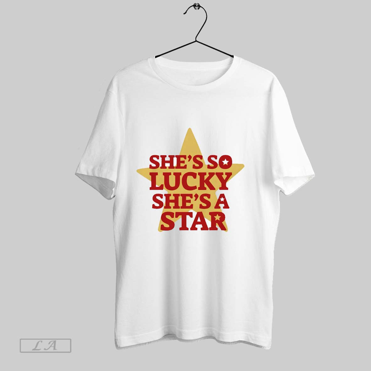 Original Shes So Lucky A Star - Adult & Kids T-Shirts, Sweatshirts & Hoodies apparel design preview 1
