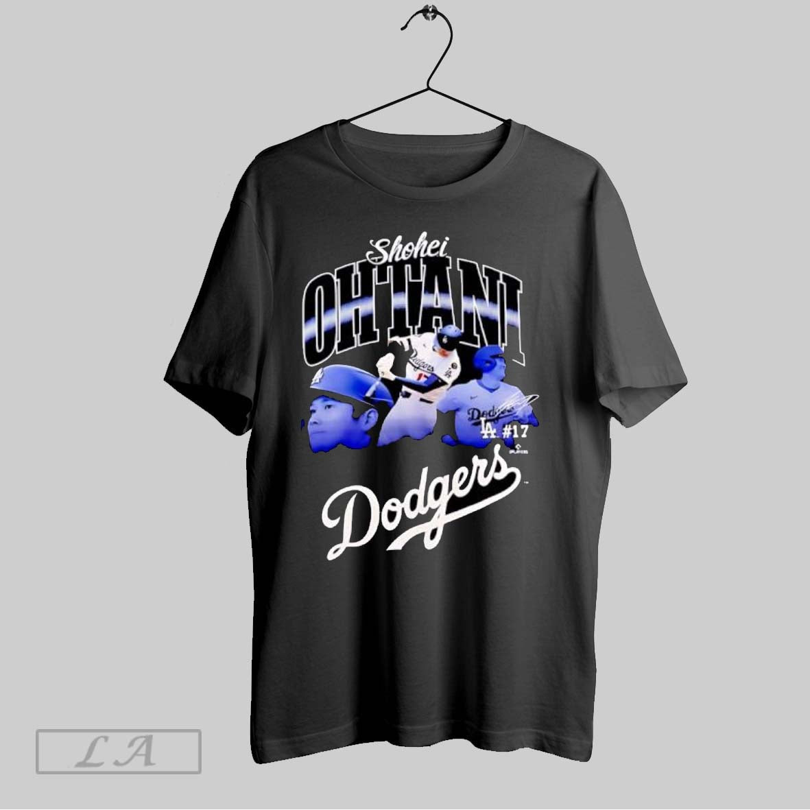 Original Shohei Ohtani Dodgers Baseball Player La 17 - Adult & Kids T-Shirts, Sweatshirts & Hoodies apparel design preview 1