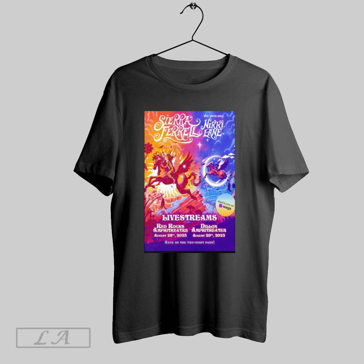 Original Sierra Ferrell Aug 29 2025 Dillon Co Poster - Adult & Kids T-Shirts, Sweatshirts & Hoodies apparel design preview 1
