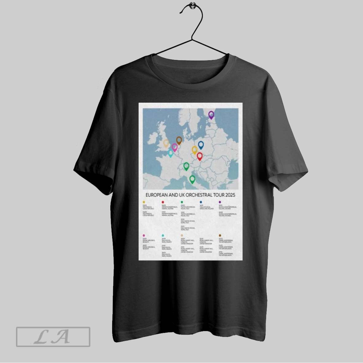 Original Sigur Ros 2025 European Uk Tour - Adult & Kids T-Shirts, Sweatshirts & Hoodies apparel design preview 1