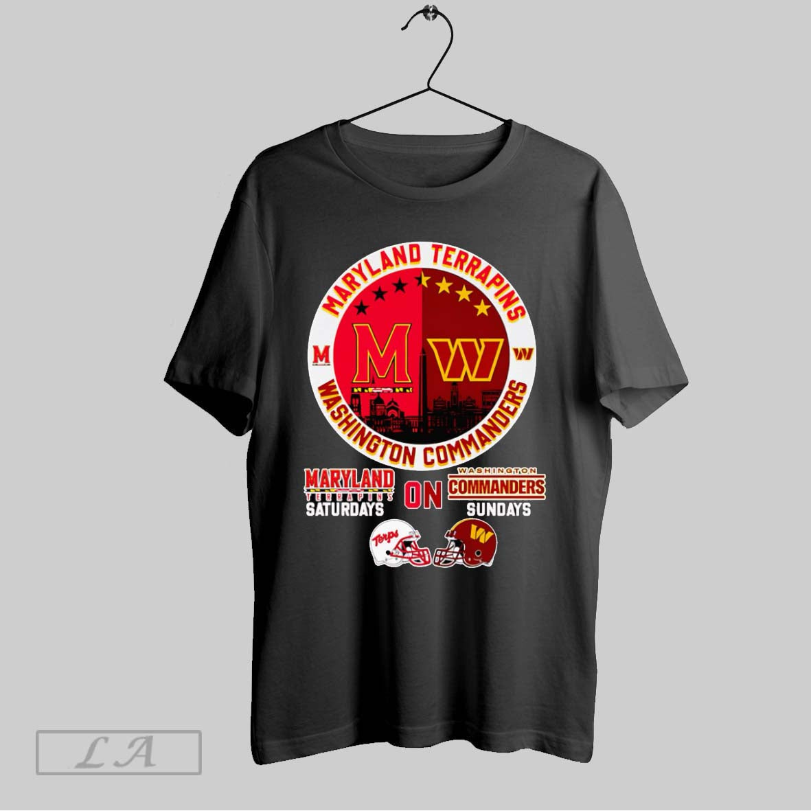 Original Skyline Maryland Terrapins On Saturdays - Adult & Kids T-Shirts, Sweatshirts & Hoodies apparel design preview 1