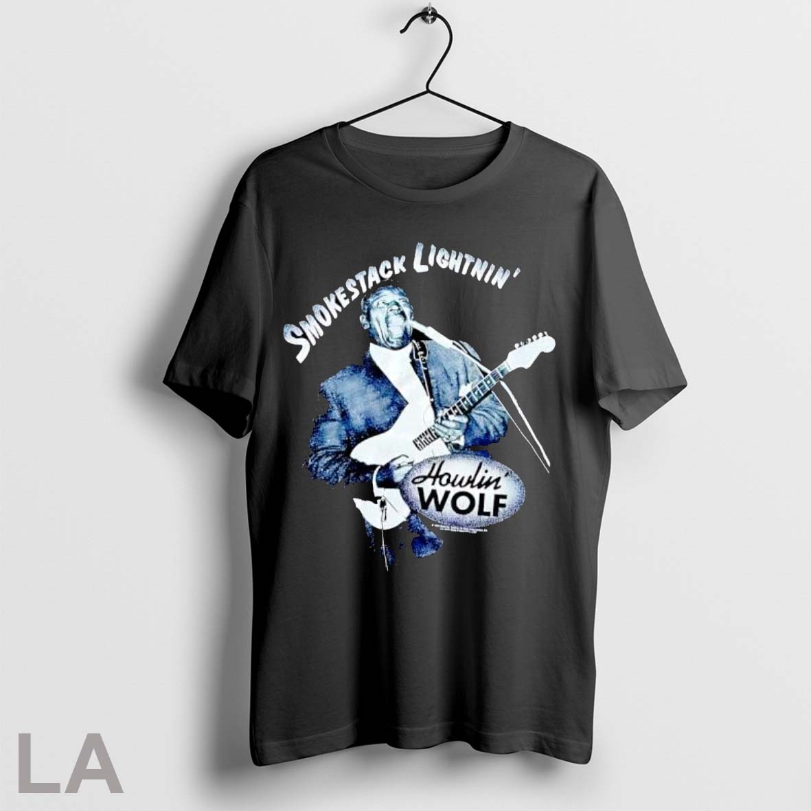 Original Smokestack Lightnin Howlin Wolf Playing - Adult & Kids T-Shirts, Sweatshirts & Hoodies apparel design preview 1