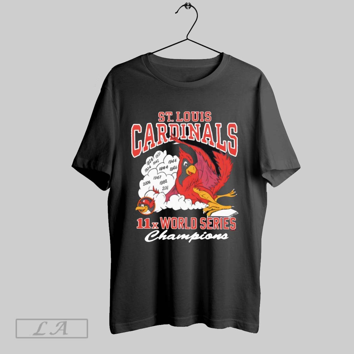 Original St Louis Cardinals 11x World Series - Adult & Kids T-Shirts, Sweatshirts & Hoodies apparel design preview 1
