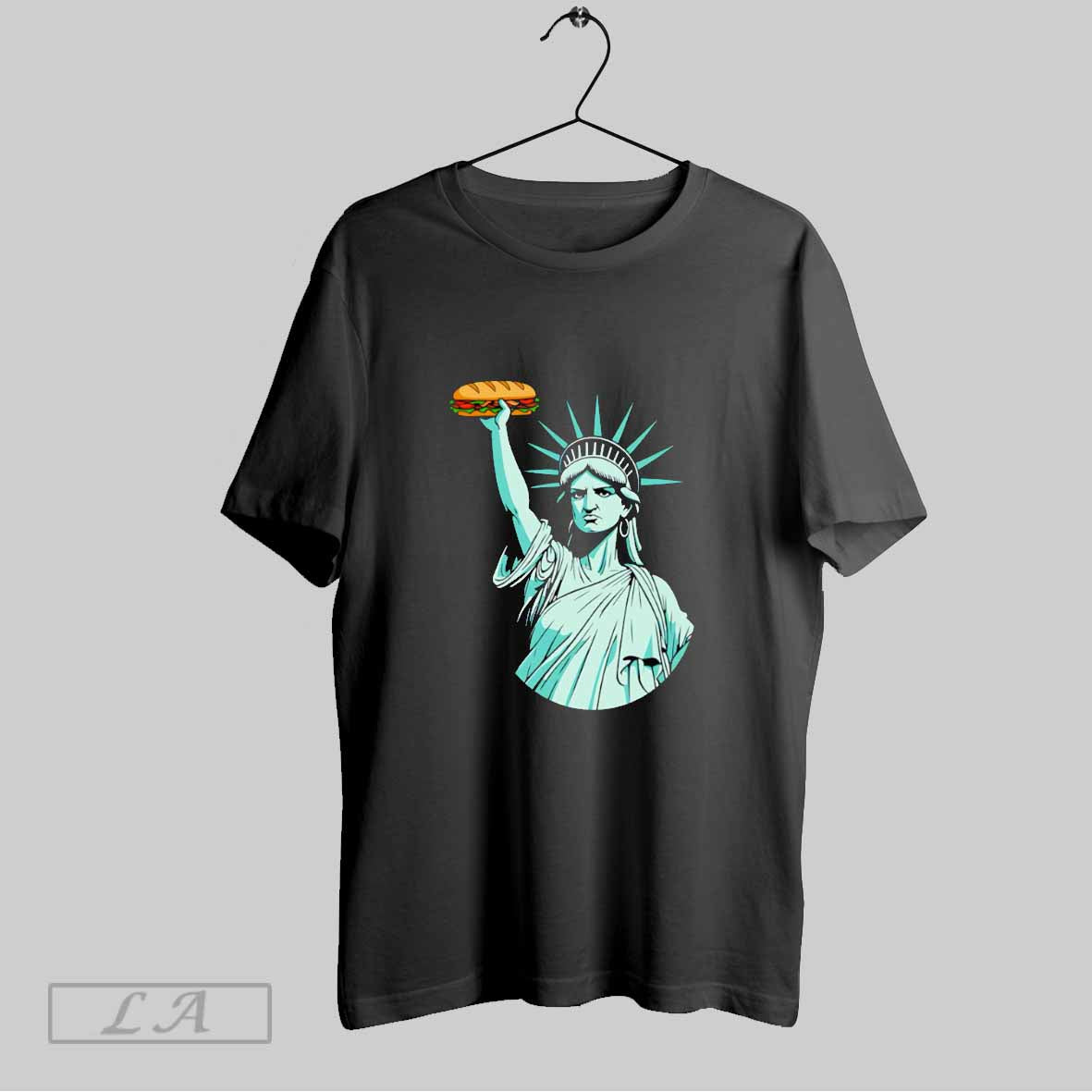 Original Statue Of Liberty Sandwich Guy Dc - Adult & Kids T-Shirts, Sweatshirts & Hoodies apparel design preview 1