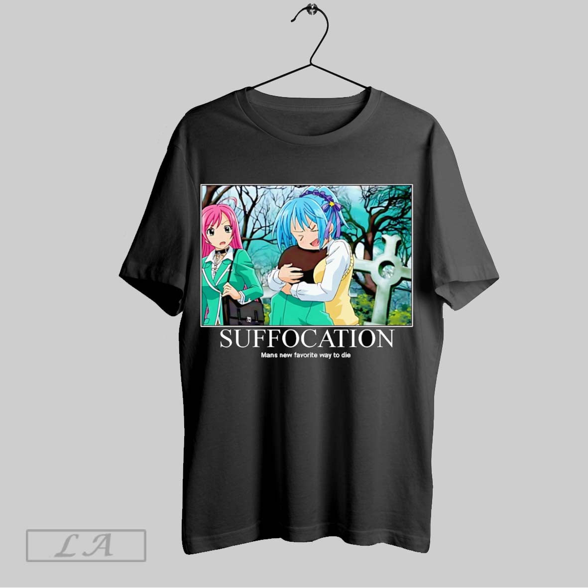 Original Suffocation Mans New Favorite Way To Die - Adult & Kids T-Shirts, Sweatshirts & Hoodies apparel design preview 1