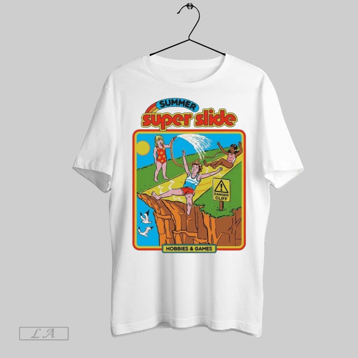 Original Summer Super Slide Hobbies And Games Danger - Adult & Kids T-Shirts, Sweatshirts & Hoodies apparel design preview 1