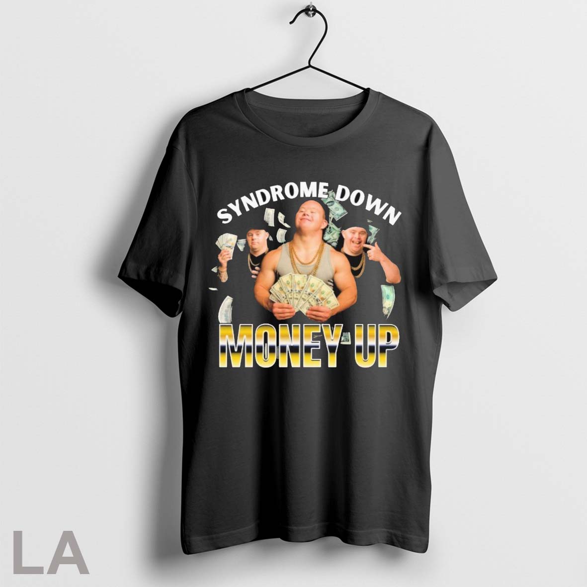 Original Syndrome Down Money Up - Adult & Kids T-Shirts, Sweatshirts & Hoodies apparel design preview 1