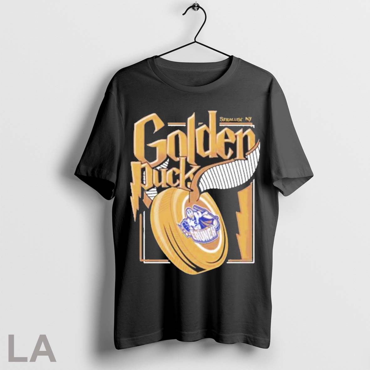 Original Syracuse Crunch Golden Puck 2025 - Adult & Kids T-Shirts, Sweatshirts & Hoodies apparel design preview 1