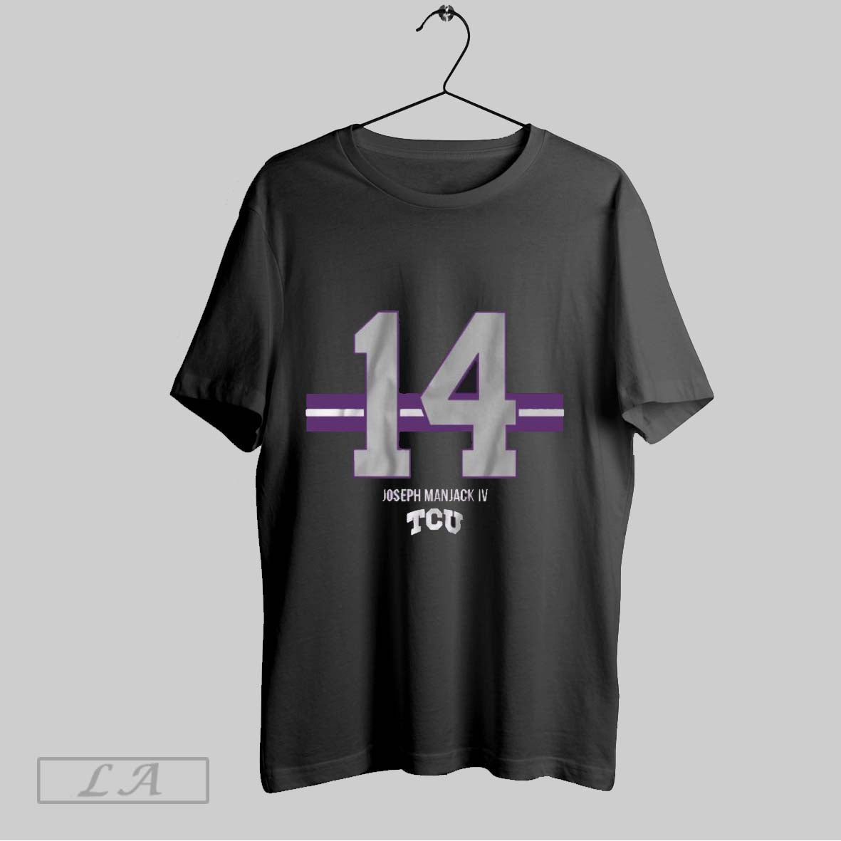 Original Tcu Football Joseph Manjack Iv 14 Stripe - Adult & Kids T-Shirts, Sweatshirts & Hoodies apparel design preview 1