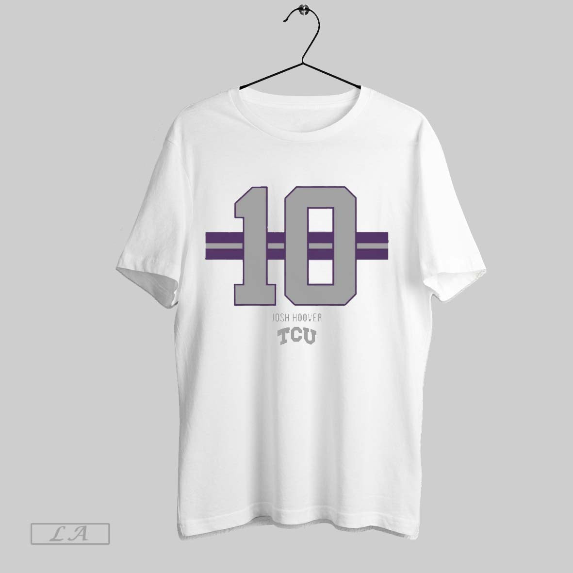 Original Tcu Horned Frogs Football Josh Hoover 10 - Adult & Kids T-Shirts, Sweatshirts & Hoodies apparel design preview 1