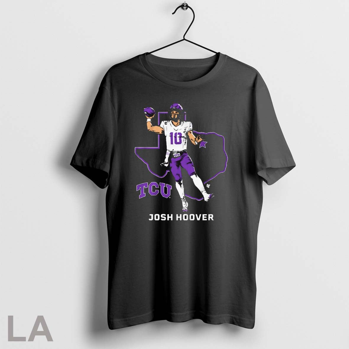 Original Tcu Horned Frogs Football Ncaa Josh Hoover - Adult & Kids T-Shirts, Sweatshirts & Hoodies apparel design preview 1