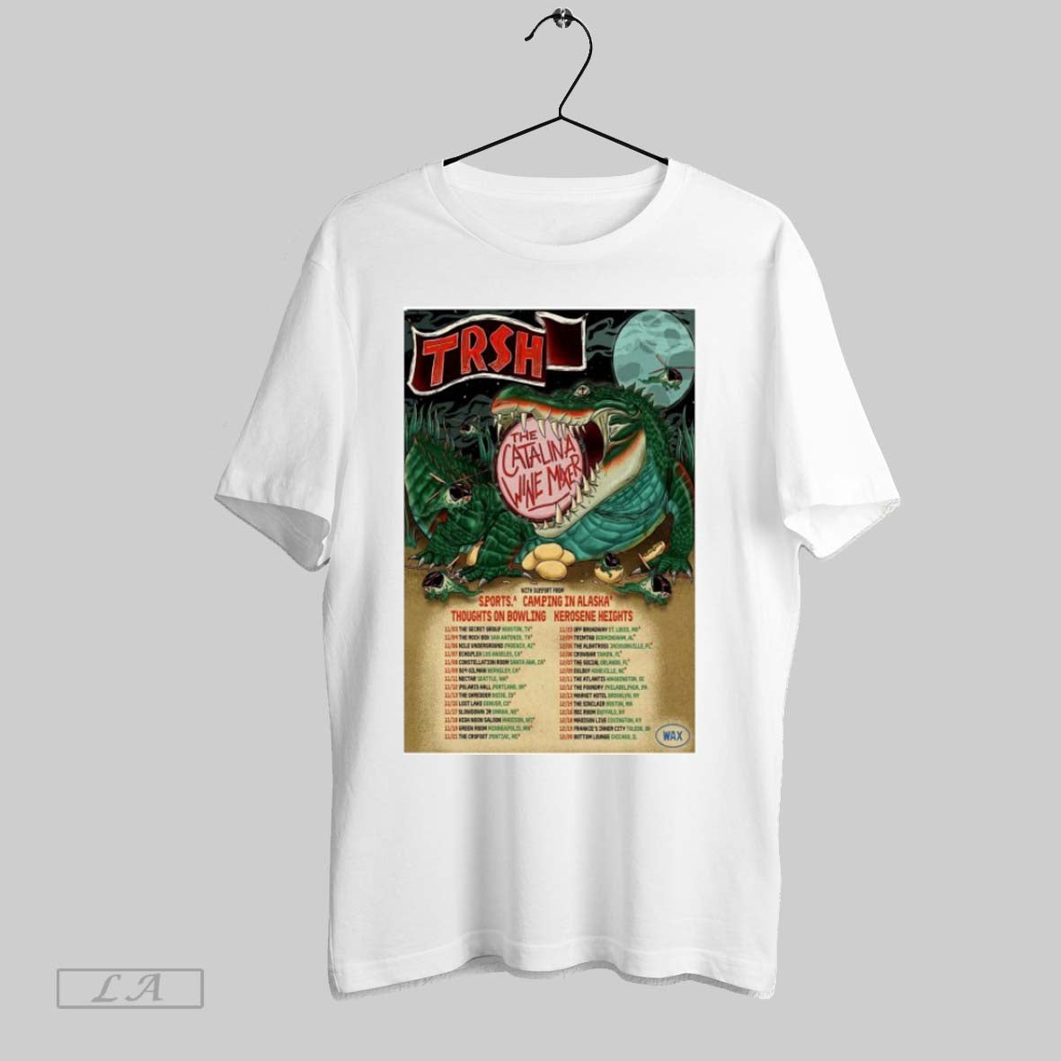 Original Trsh The Catalina Wine Mixer 2025 Tour Dates - Adult & Kids T-Shirts, Sweatshirts & Hoodies apparel design preview 1
