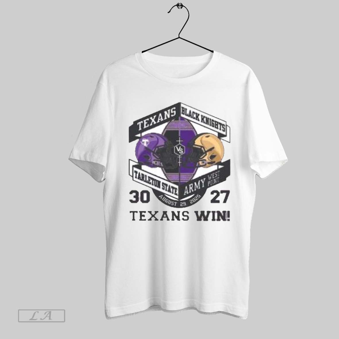 Original Texans Tarleton State 30 27 Black Knights - Adult & Kids T-Shirts, Sweatshirts & Hoodies apparel design preview 1