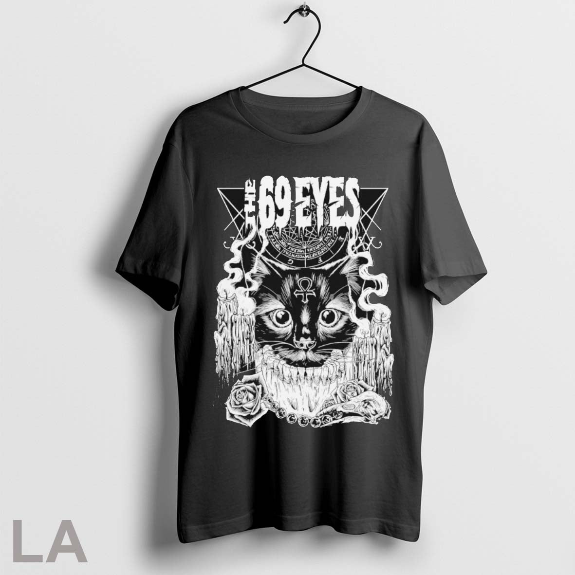 Original The 69 Eyes Black Cat Magic - Adult & Kids T-Shirts, Sweatshirts & Hoodies apparel design preview 1