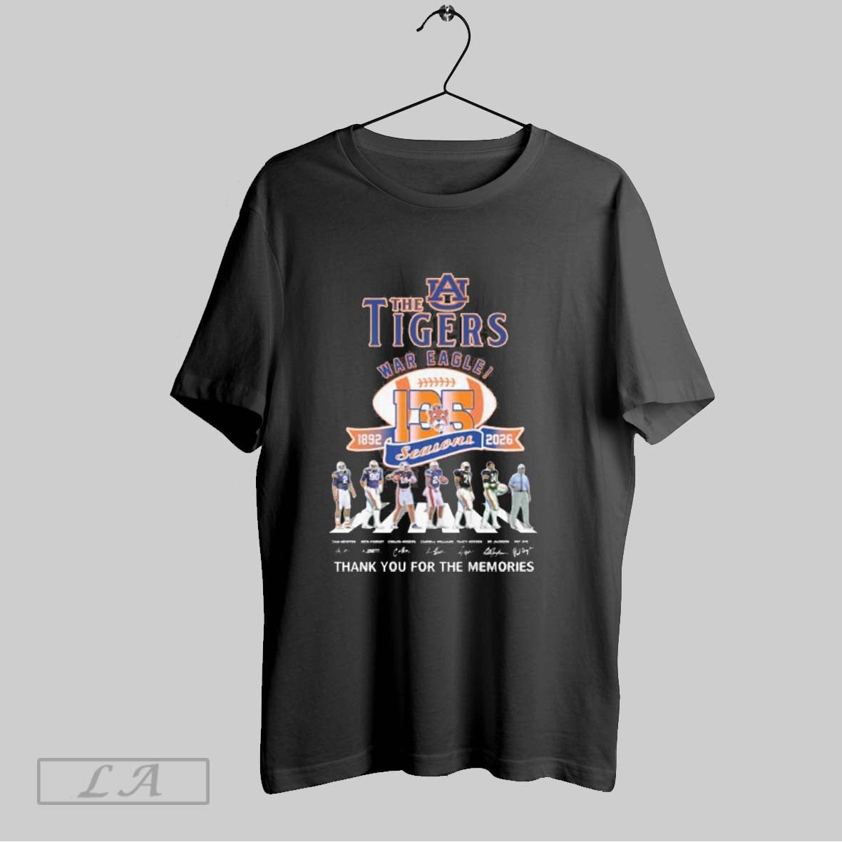 Original The Auburn Tigers Abbey Road War Eagle 135 - Adult & Kids T-Shirts, Sweatshirts & Hoodies apparel design preview 1