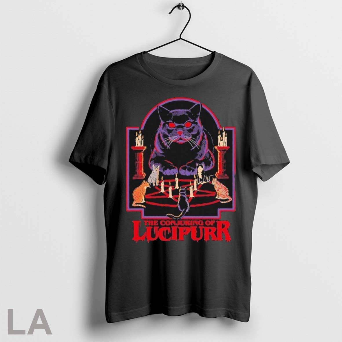 Original The Conjuring Of Lucipurr Cat Candle - Adult & Kids T-Shirts, Sweatshirts & Hoodies apparel design preview 1