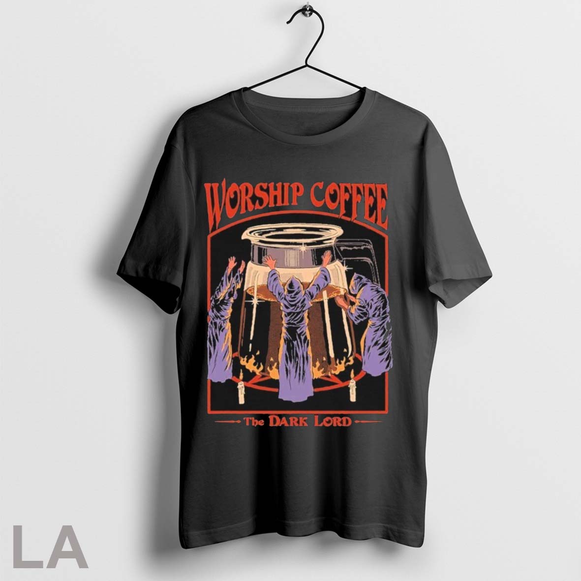 Original The Dark Lord Worship Coffee - Adult & Kids T-Shirts, Sweatshirts & Hoodies apparel design preview 1