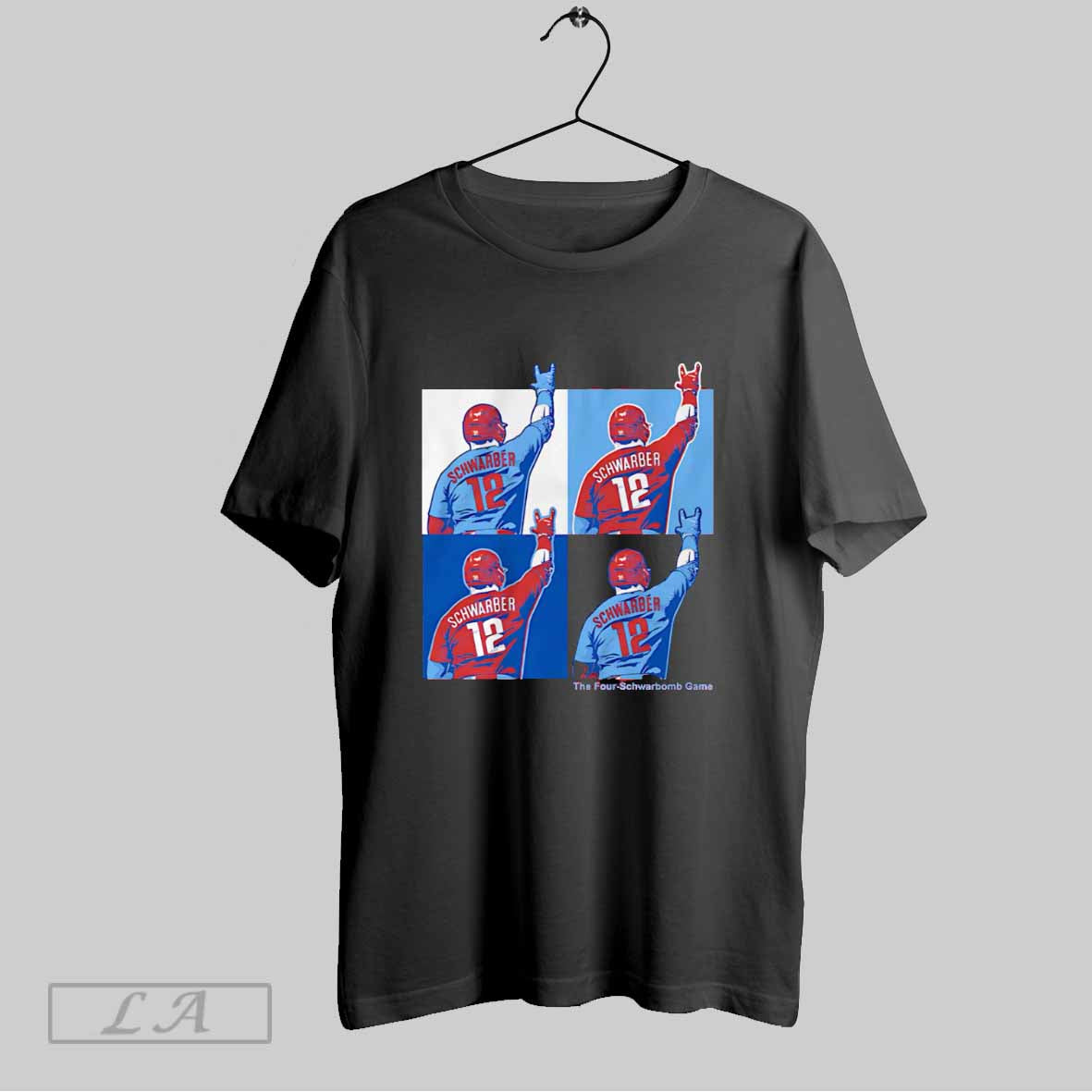 Original The Four Schwarbomb Game Kyle Schwarber - Adult & Kids T-Shirts, Sweatshirts & Hoodies apparel design preview 1