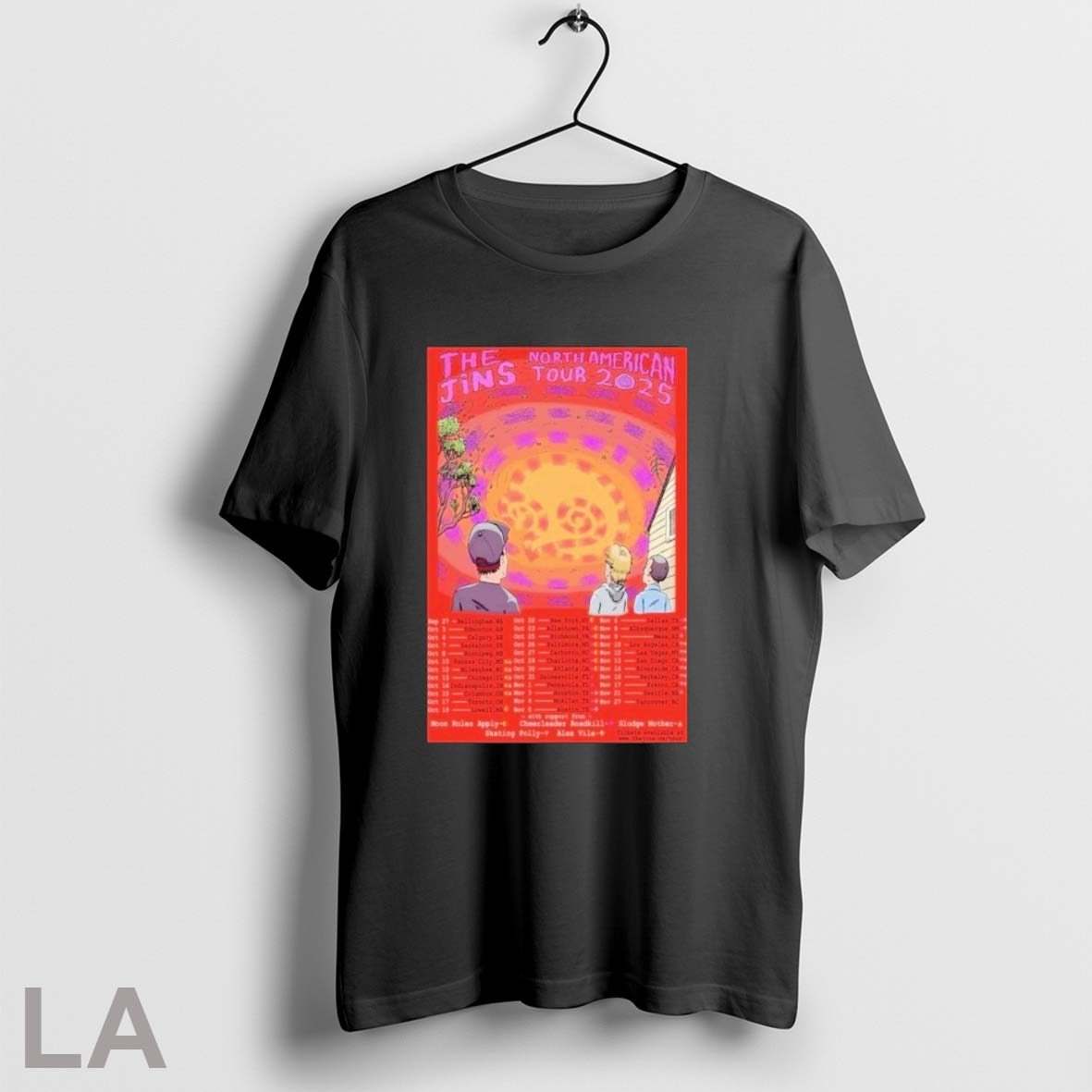 Original The Jins North American Tour 2025 Dates - Adult & Kids T-Shirts, Sweatshirts & Hoodies apparel design preview 1
