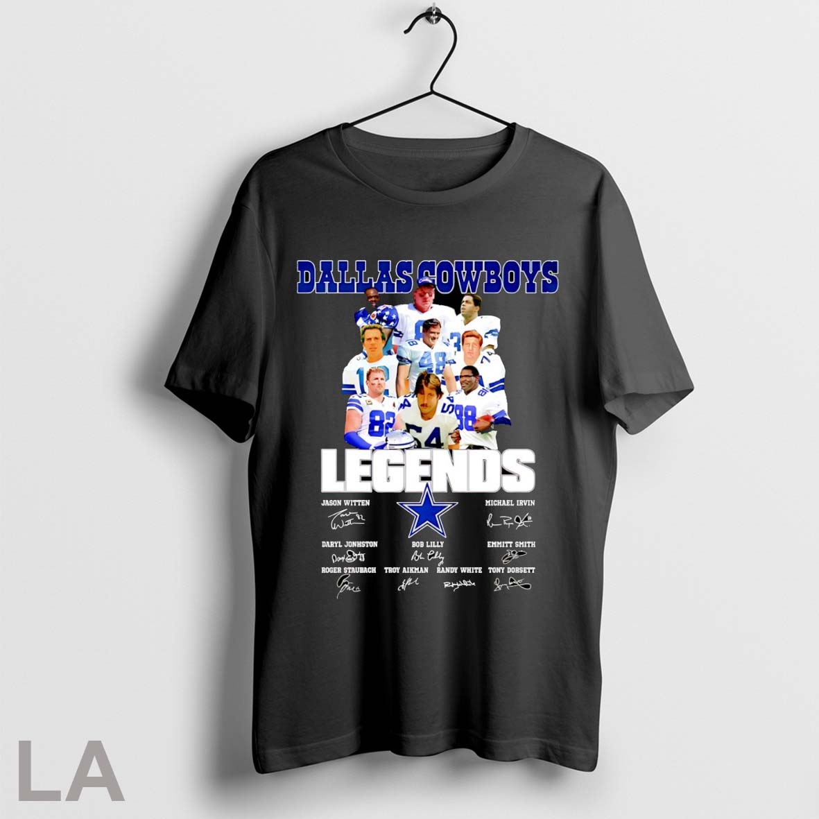 Original The Legends Bob Lilly Michael Irvin Troy - Adult & Kids T-Shirts, Sweatshirts & Hoodies apparel design preview 1