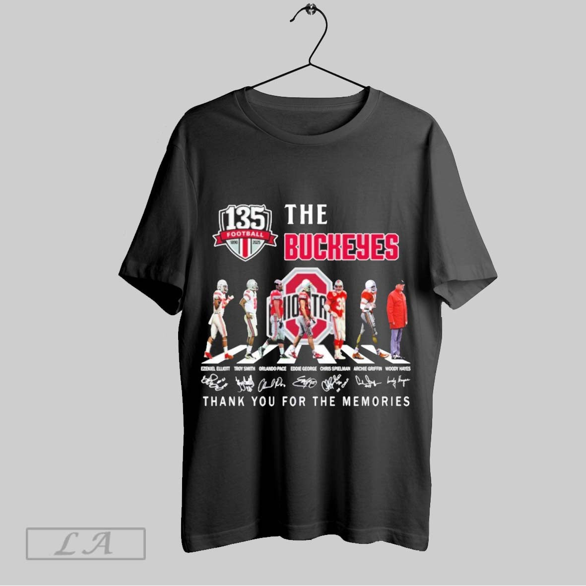 Original The Osu Buckeyes Football Abbey Road 2025 - Adult & Kids T-Shirts, Sweatshirts & Hoodies apparel design preview 1