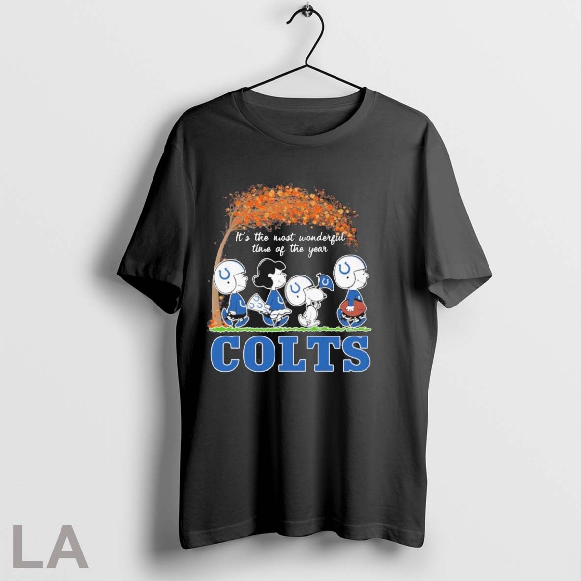 Original The Peanuts Walking X Indianapolis Colts Its - Adult & Kids T-Shirts, Sweatshirts & Hoodies apparel design preview 1