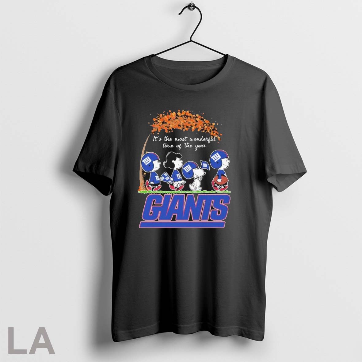 Original The Peanuts Walking X New York Giants Its - Adult & Kids T-Shirts, Sweatshirts & Hoodies apparel design preview 1