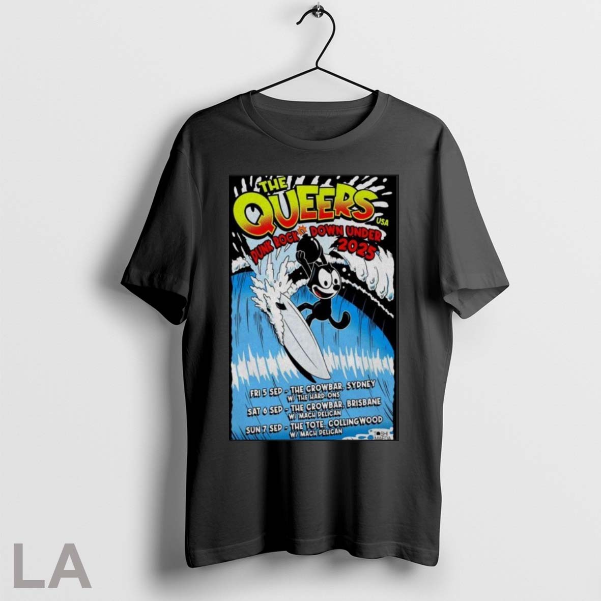 Original The Queers Punk Rock Down Under Usa Tour - Adult & Kids T-Shirts, Sweatshirts & Hoodies apparel design preview 1