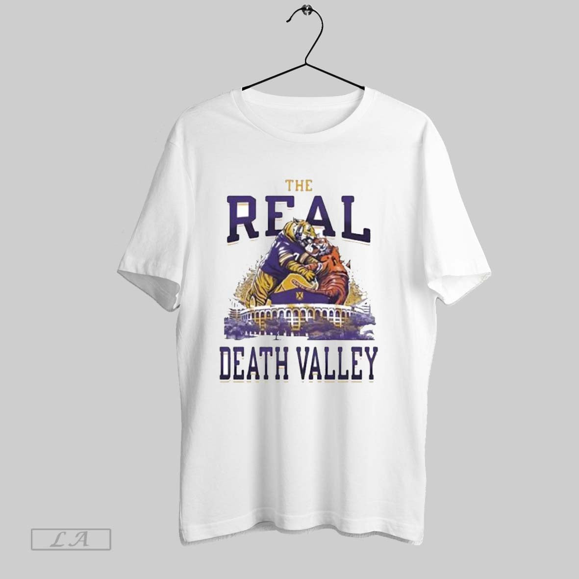 Original The Real Death Valley Lsu Tiger Stadium - Adult & Kids T-Shirts, Sweatshirts & Hoodies apparel design preview 1