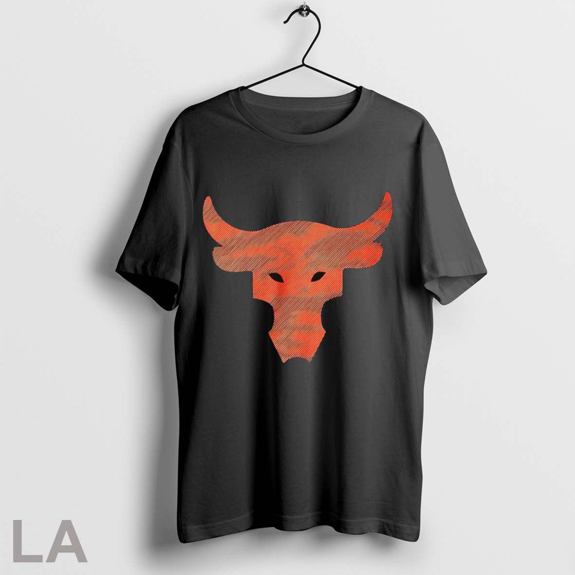 Original The Rock Wearing Brahma Bull Logo - Adult & Kids T-Shirts, Sweatshirts & Hoodies apparel design preview 1