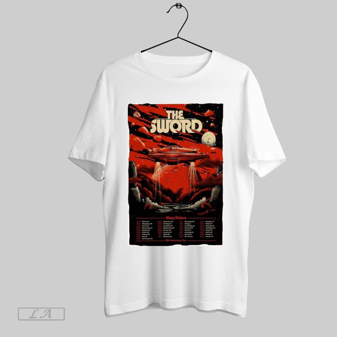 Original The Sword Tour 2025 15th Anniversary Of Warp - Adult & Kids T-Shirts, Sweatshirts & Hoodies apparel design preview 1