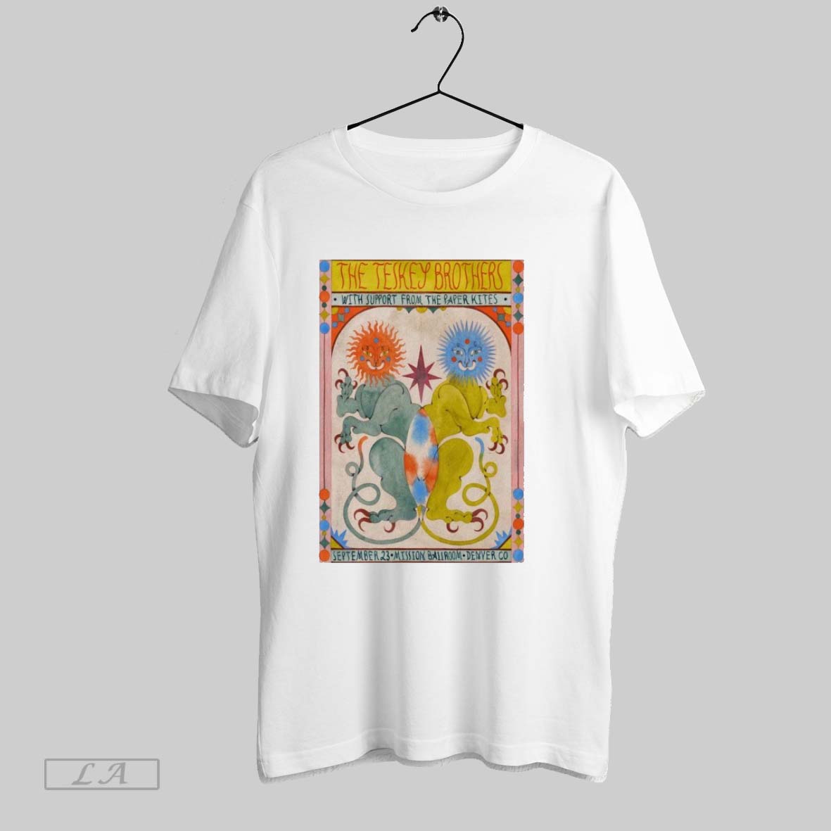 Original The Teskey Brothers Support From Paper Kites - Adult & Kids T-Shirts, Sweatshirts & Hoodies apparel design preview 1