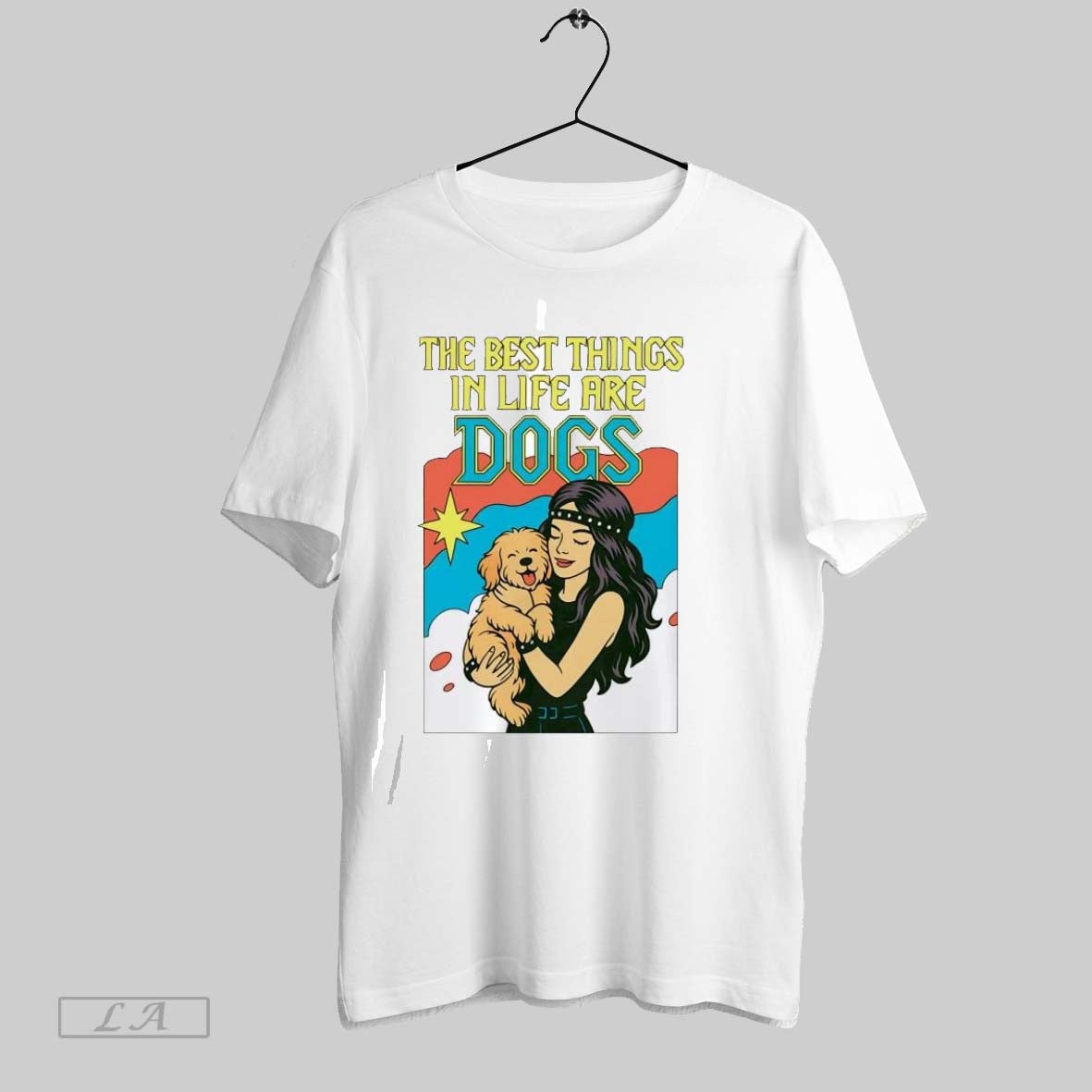 Original The Best Things In Life Are Dogs - Adult & Kids T-Shirts, Sweatshirts & Hoodies apparel design preview 1