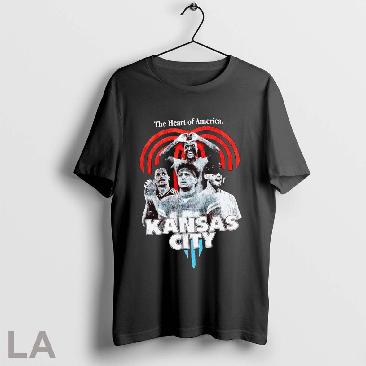 Original The Heart Of America Kansas City - Adult & Kids T-Shirts, Sweatshirts & Hoodies apparel design preview 1